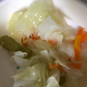 ヘルシー温野菜(^^)キャベツと大葉のサラダ♪